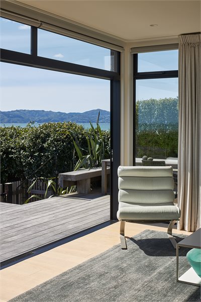 Awning windows open electronically for ventilation control