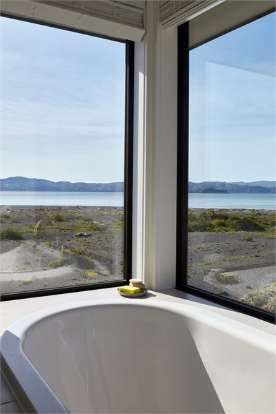 Custom windows designed to frame the view